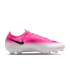 Nike Mercurial Vapor 17 Pro Gras Voetbalschoenen (FG) Felroze Wit Zwart
