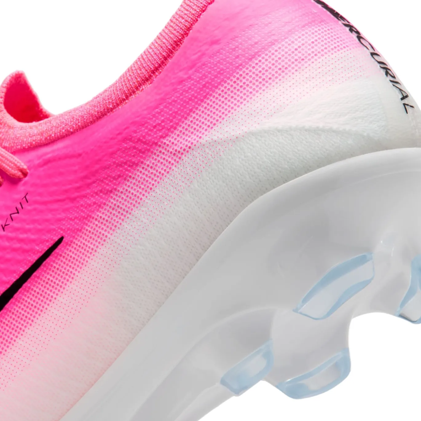 Nike Mercurial Vapor 17 Pro Gras Voetbalschoenen (FG) Felroze Wit Zwart