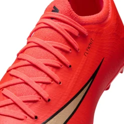 Nike Mercurial Vapor 17 Pro Gras Voetbalschoenen (FG) Kids Felrood Zwart Goud