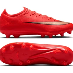 Nike Mercurial Vapor 17 Pro Kunstgras Voetbalschoenen (AG) Felrood Zwart Goud