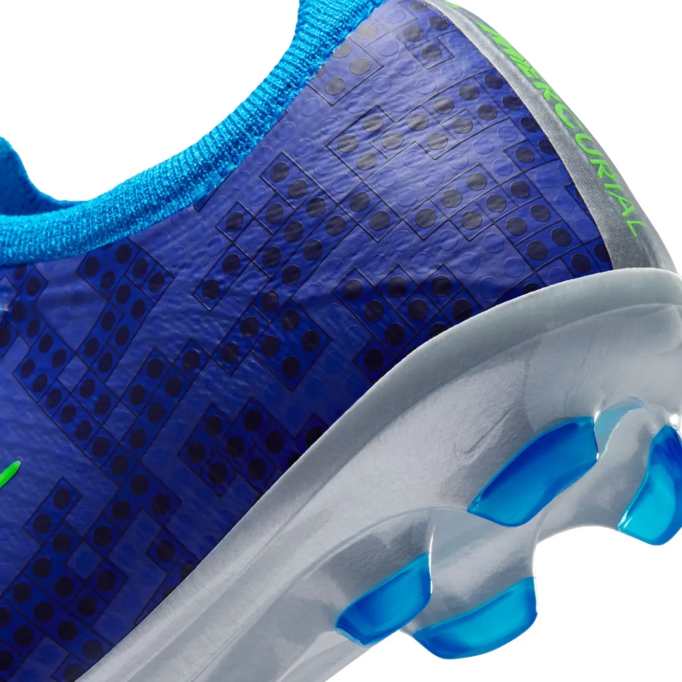 Nike Mercurial Vapor 17 Pro x LEGO® Gras Voetbalschoenen (FG) Kids Blauw Felblauw Groen
