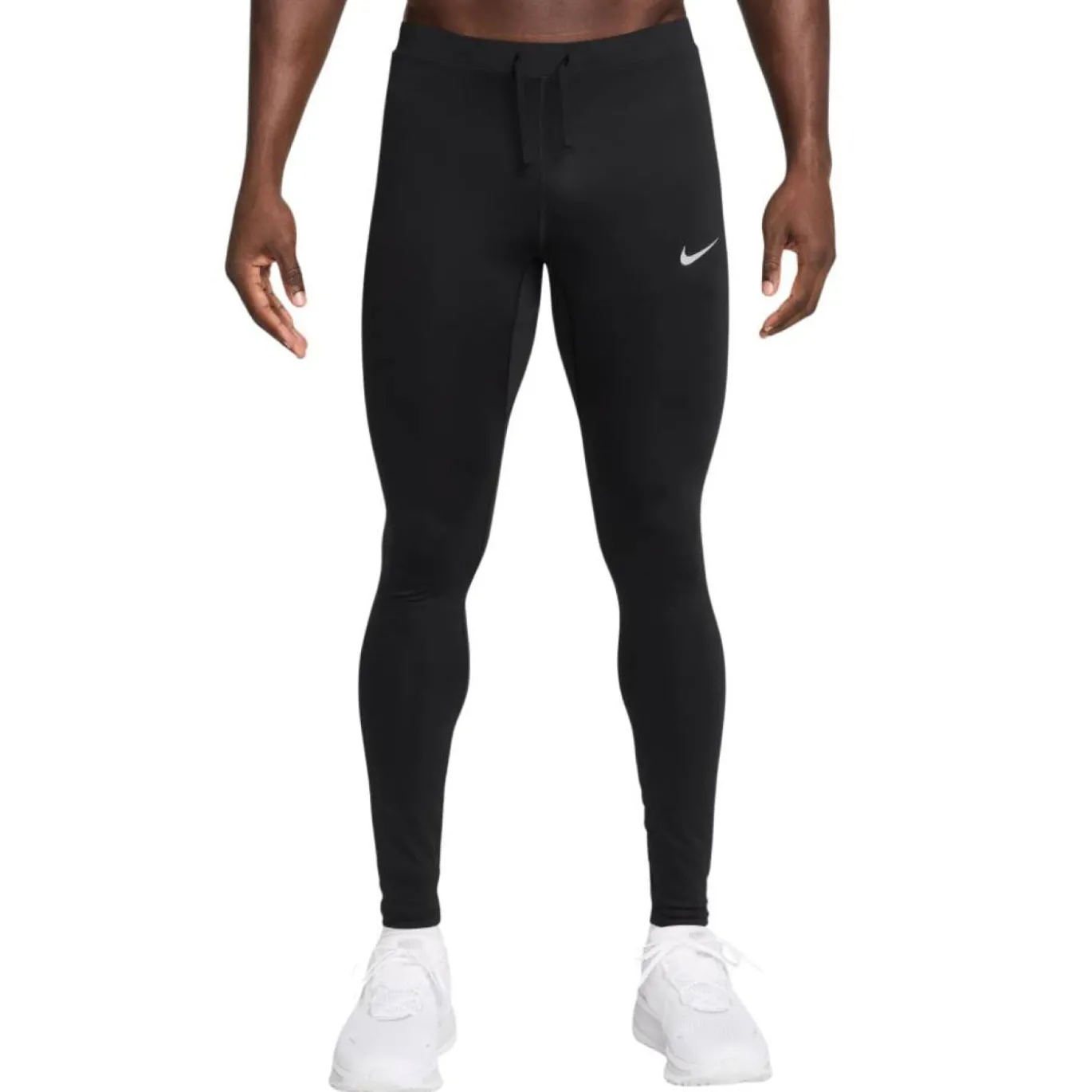Nike Miler Tight Legging Zwart Zilver