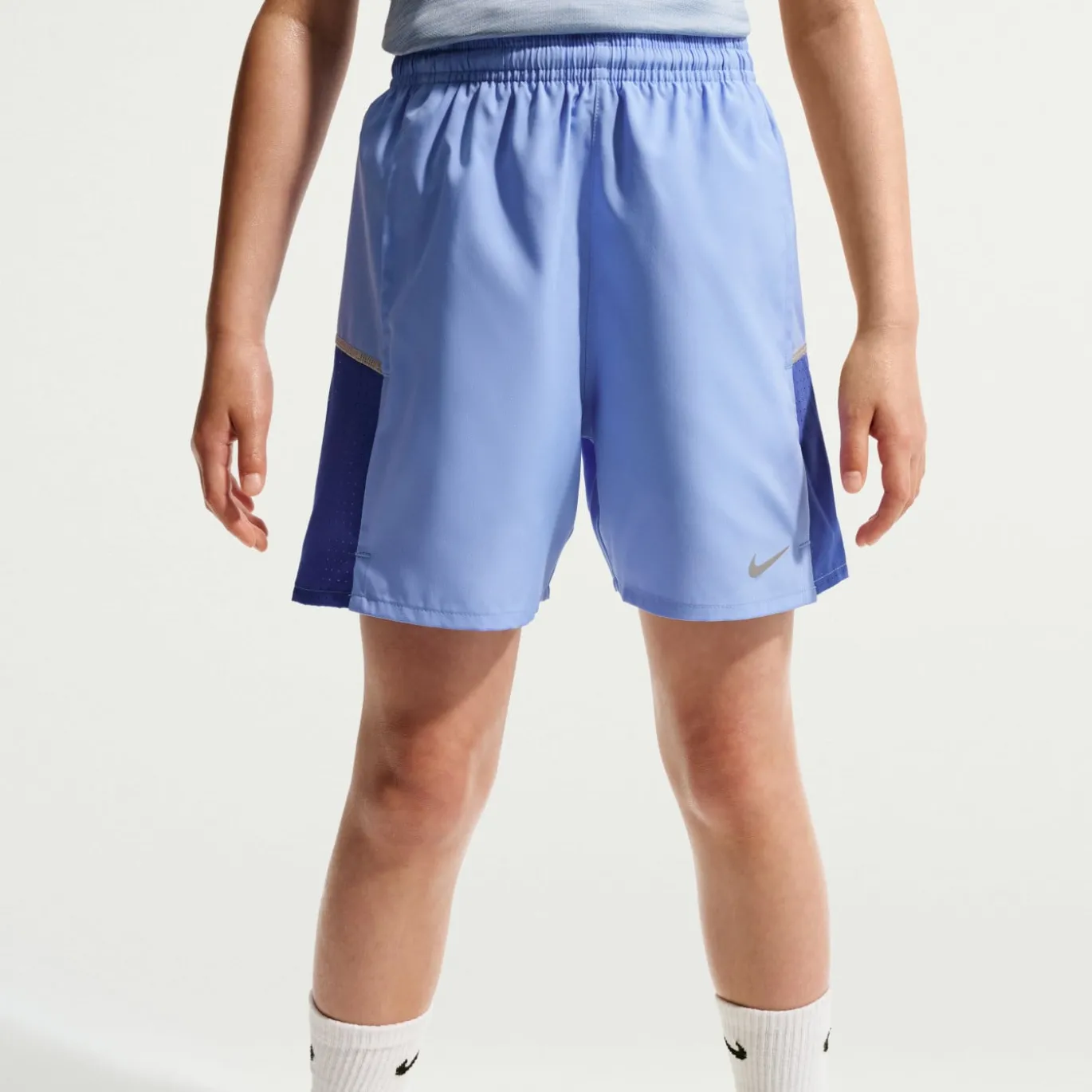 Nike Miler Trainingsbroekje Kids Blauw Donkerblauw Zilver