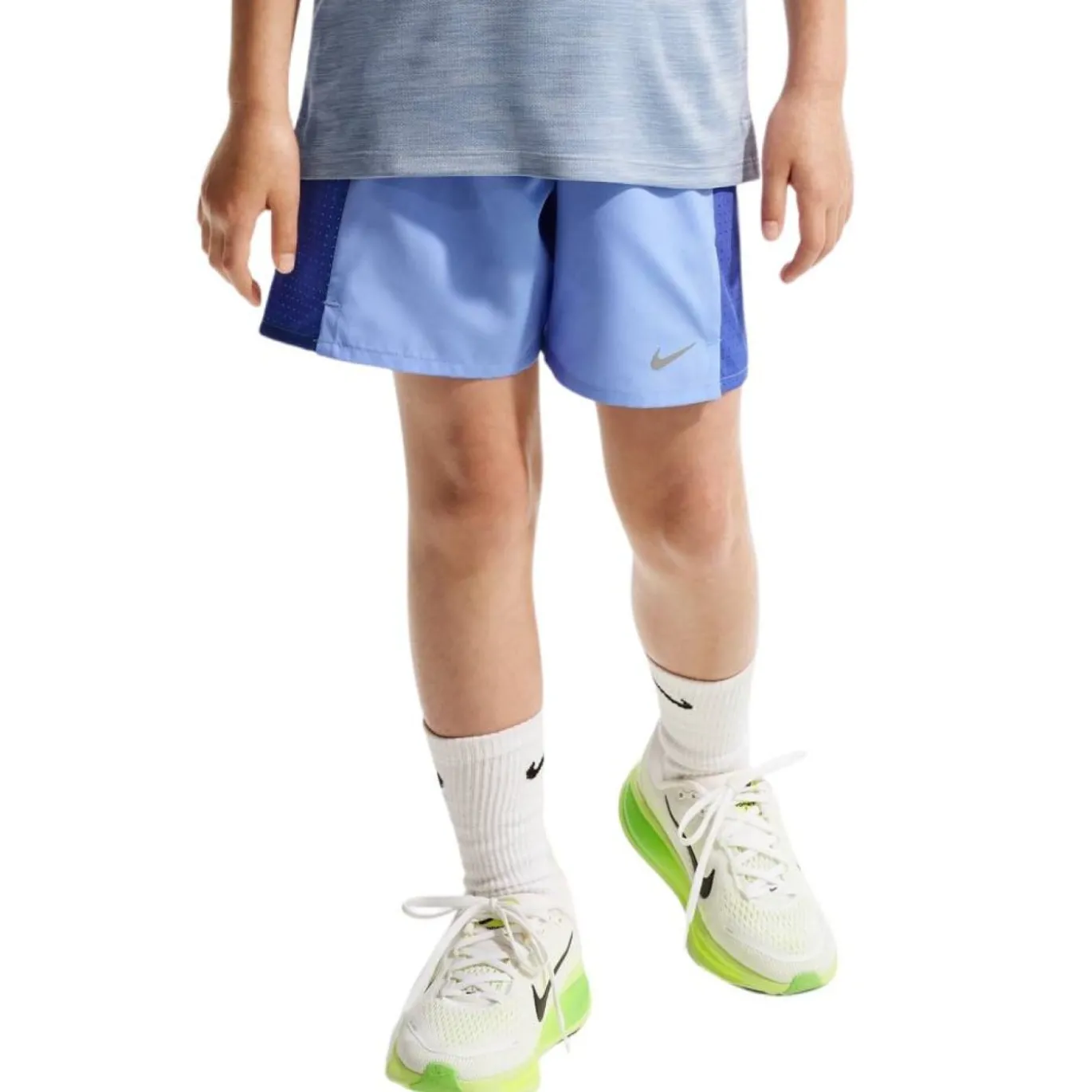 Nike Miler Trainingsbroekje Kids Blauw Donkerblauw Zilver
