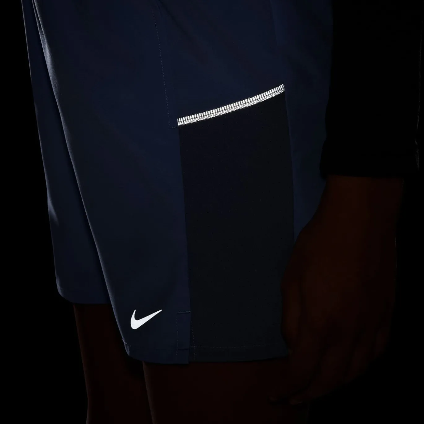 Nike Miler Trainingsbroekje Kids Blauw Donkerblauw Zilver