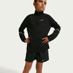 Nike Miler Trainingsbroekje Kids Zwart Zilver
