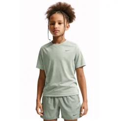 Nike Miler Trainingsset Kids Grijsgroen Grijs