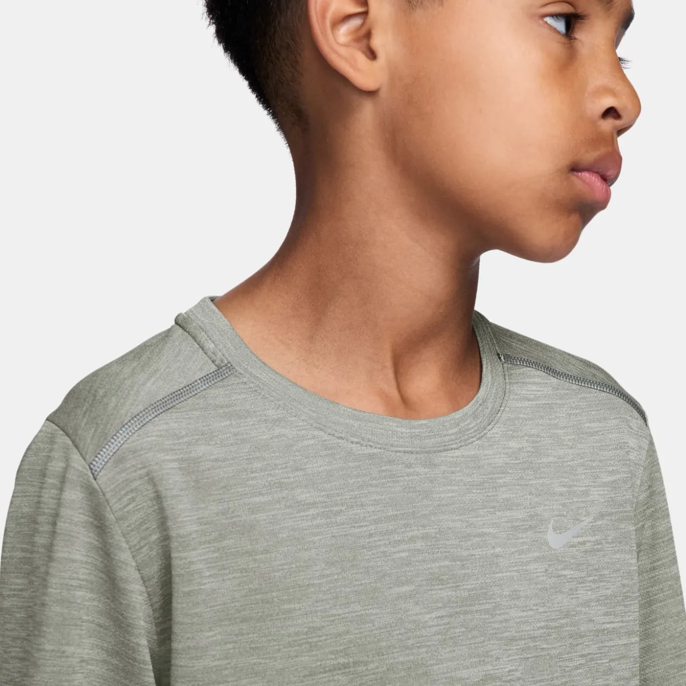 Nike Miler Trainingsset Kids Grijsgroen Grijs