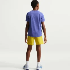 Nike Miler Trainingsshirt Kids Paars Zilver