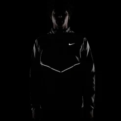Nike Miler UV Repel Stride Trainingsjack Zwart Zilver