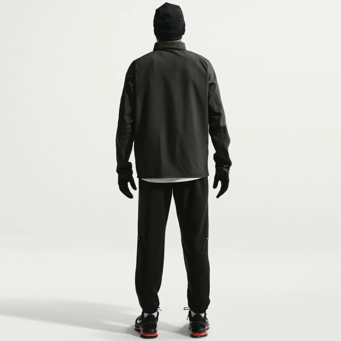 Nike Miler UV Repel Stride Trainingsjack Zwart Zilver