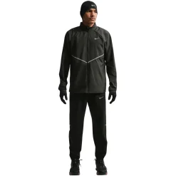 Nike Miler UV Repel Stride Trainingsjack Zwart Zilver