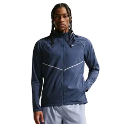 Nike Miler UV Repel Stride Trainingspak Donkerblauw Zilver