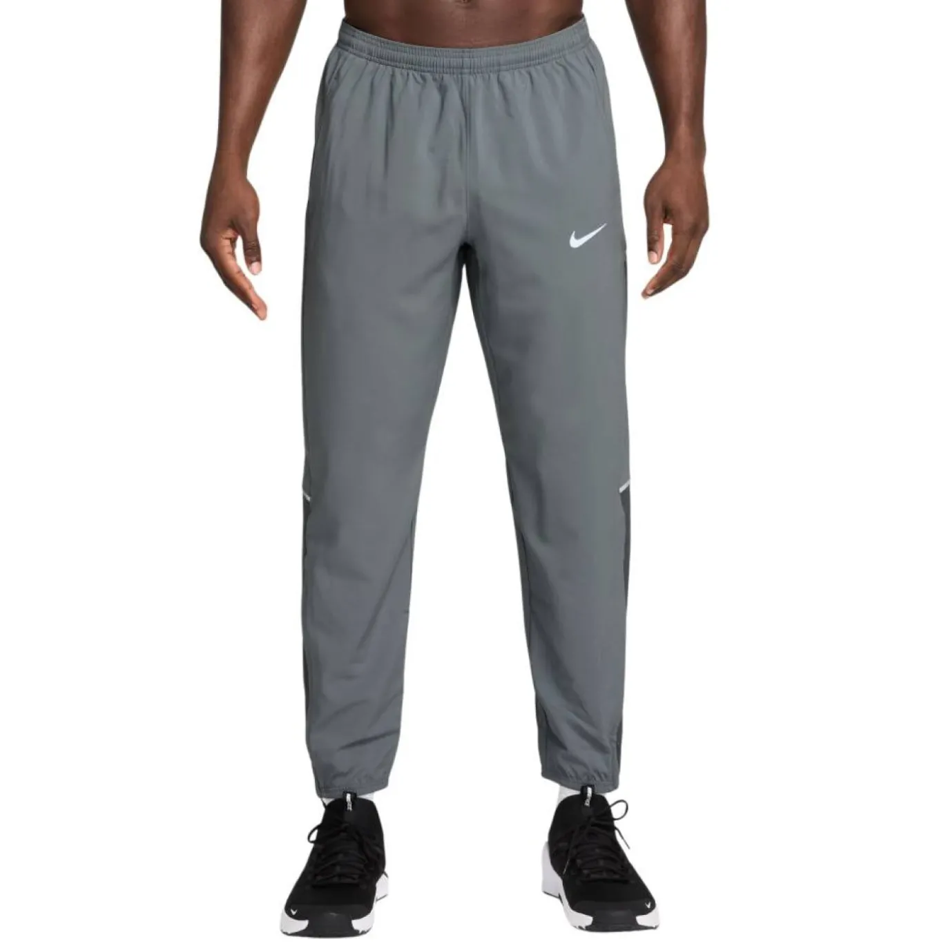 Nike Miler UV Repel Stride Trainingspak Donkergrijs Zilver