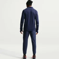 Nike Miler UV Trainingstrui 1/4-Zip Donkerblauw Zilver