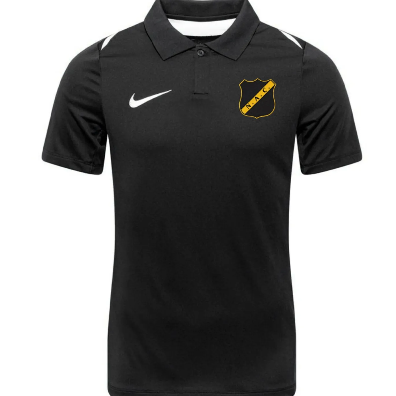 Nike NAC Breda Polo 2025-2026 Zwart