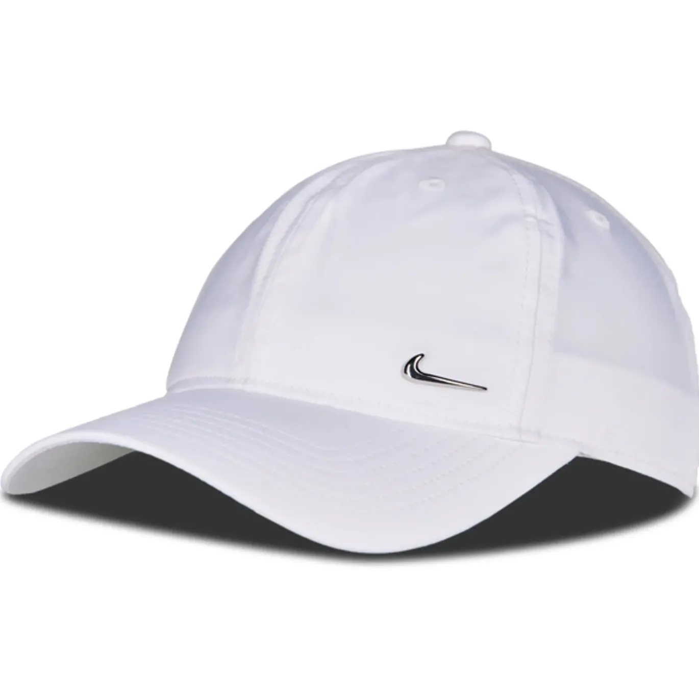 Nike Nan Dri-FIT Club Metal Swoosh Pet Kleuters Wit Zilver
