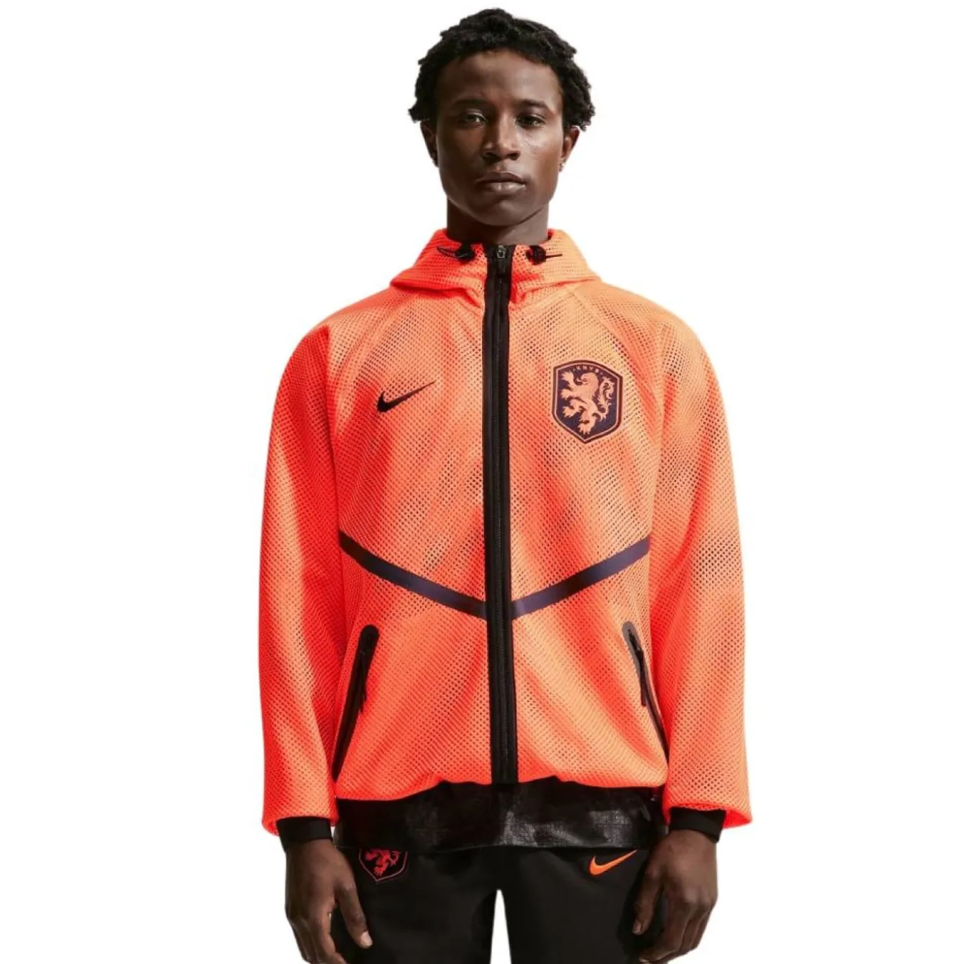 Nike Nederland Anthem Trainingsjack KMC 2026-2028 Oranje Zwart