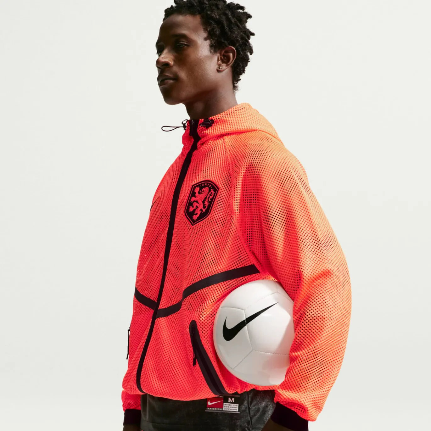 Nike Nederland Anthem Trainingsjack KMC 2026-2028 Oranje Zwart