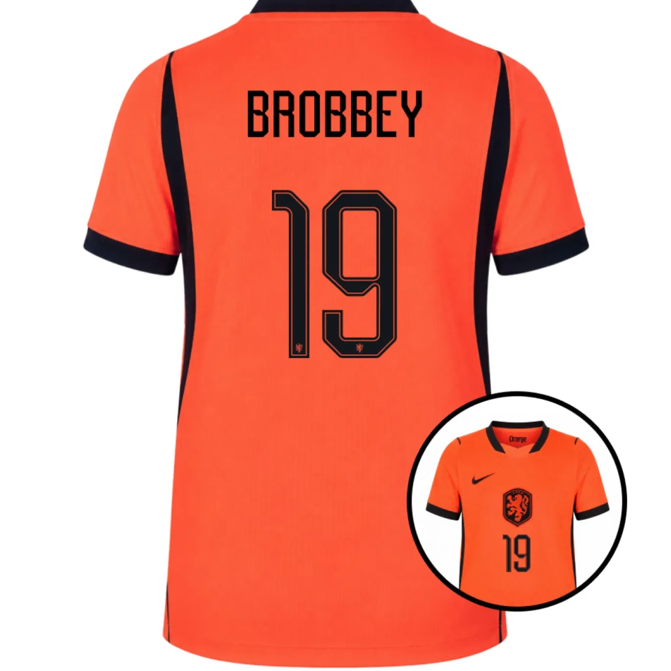 Nike Nederland Brobbey 19 Thuisshirt 2026-2028 Kids