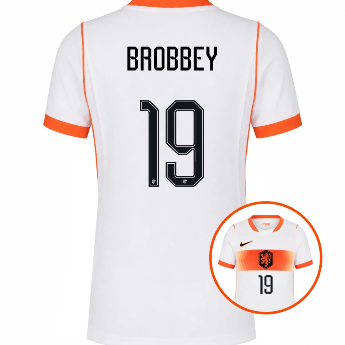 Nike Nederland Brobbey 19 Uitshirt 2026-2028 Kids
