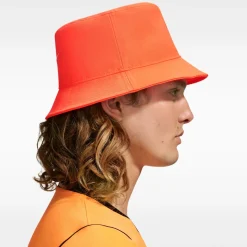 Nike Nederland Bucket Hat Oranje Zwart Wit