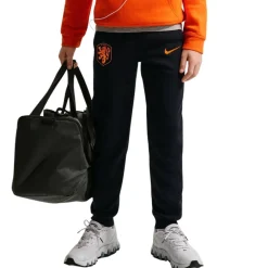 Nike Nederland Club Fleece Joggingbroek 2026-2028 Kids Zwart Oranje