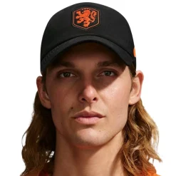 Nike Nederland Club Pet Zwart Oranje