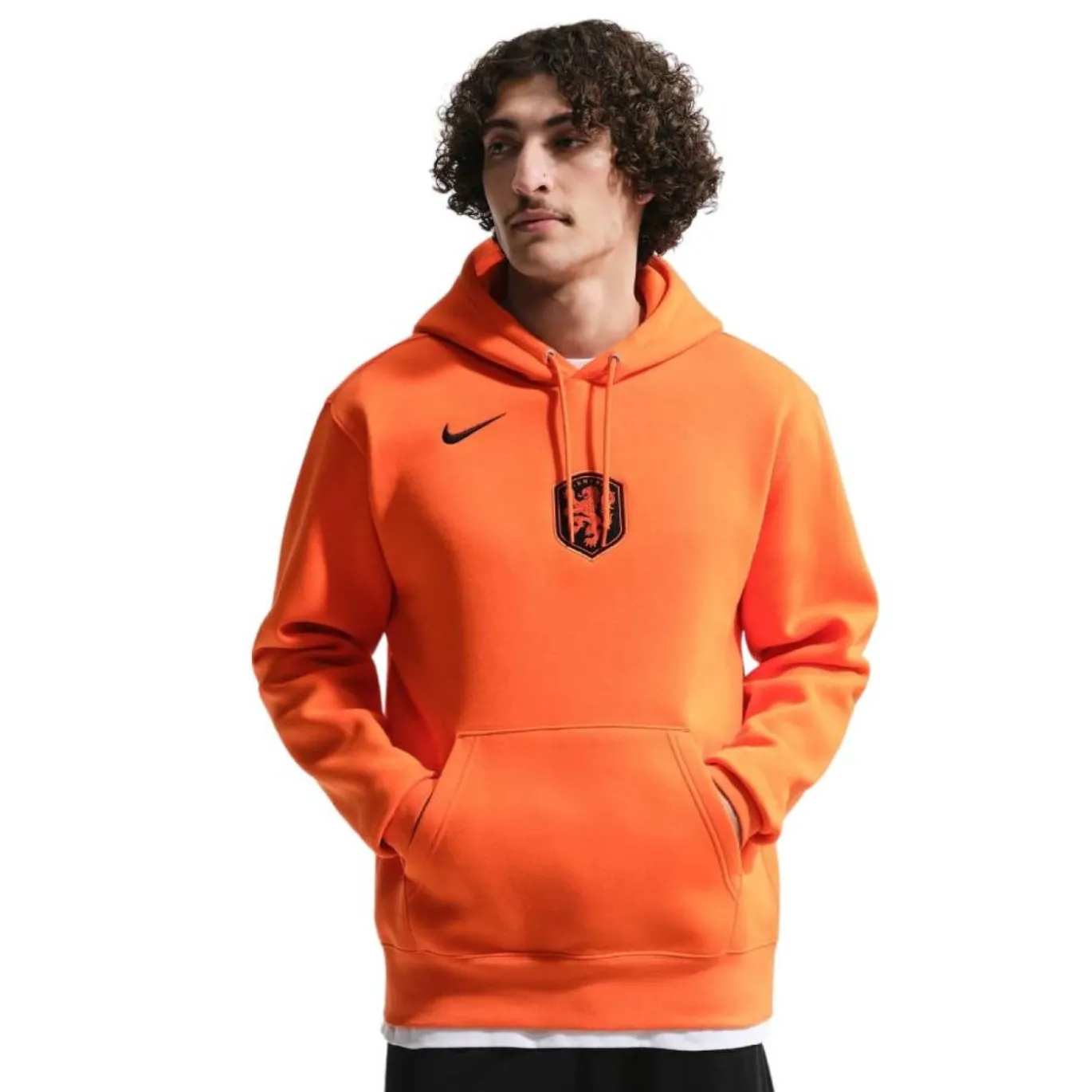 Nike Nederland Club Sportswear Trainingspak Hooded 2026-2028 Oranje Zwart