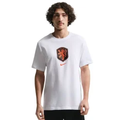 Nike Nederland Crest T-Shirt 2026-2028 Wit Oranje Zwart