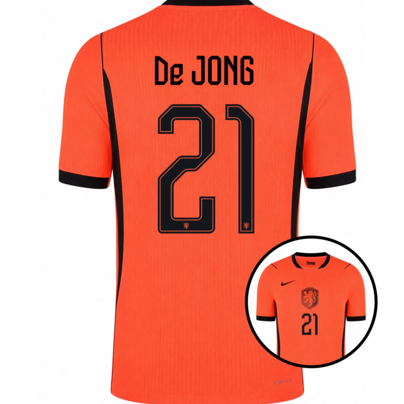 Nike Nederland De Jong 21 Thuisshirt Authentic 2026-2028