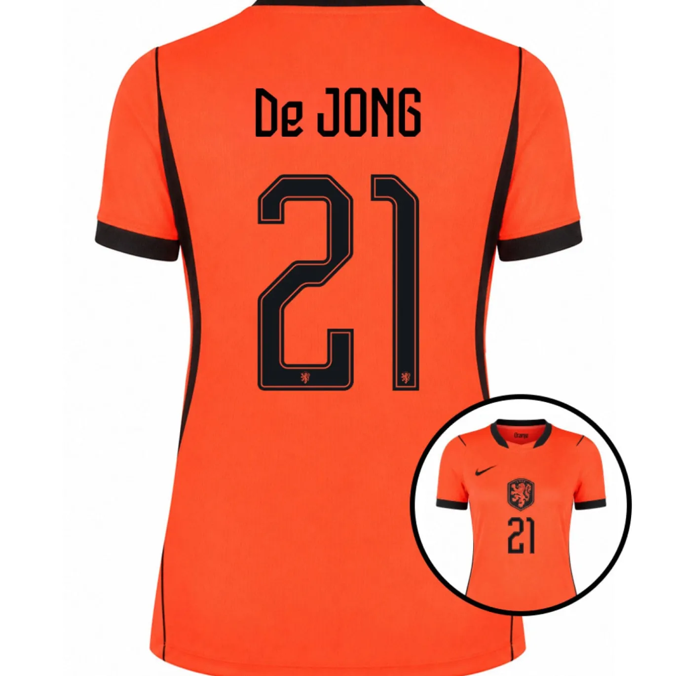 Nike Nederland De Jong 21 Thuisshirt 2026-2028 Dames