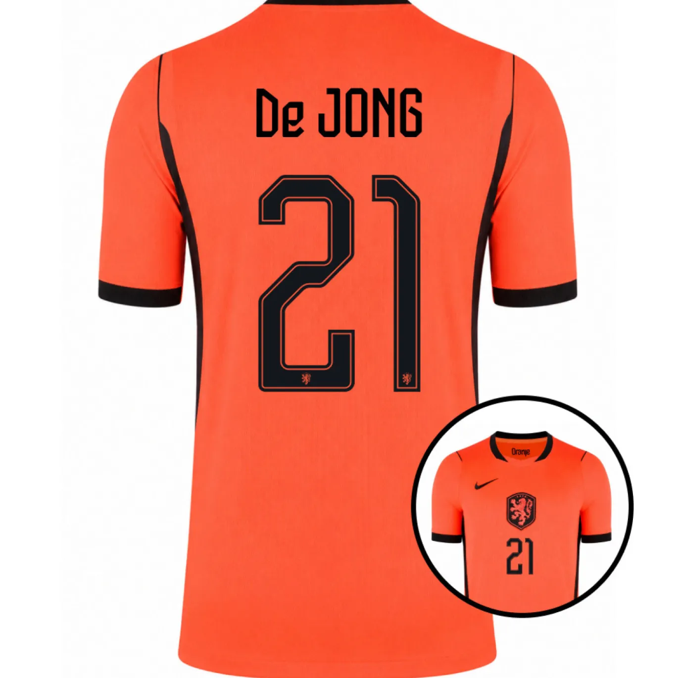 Nike Nederland De Jong 21 Thuisshirt 2026-2028