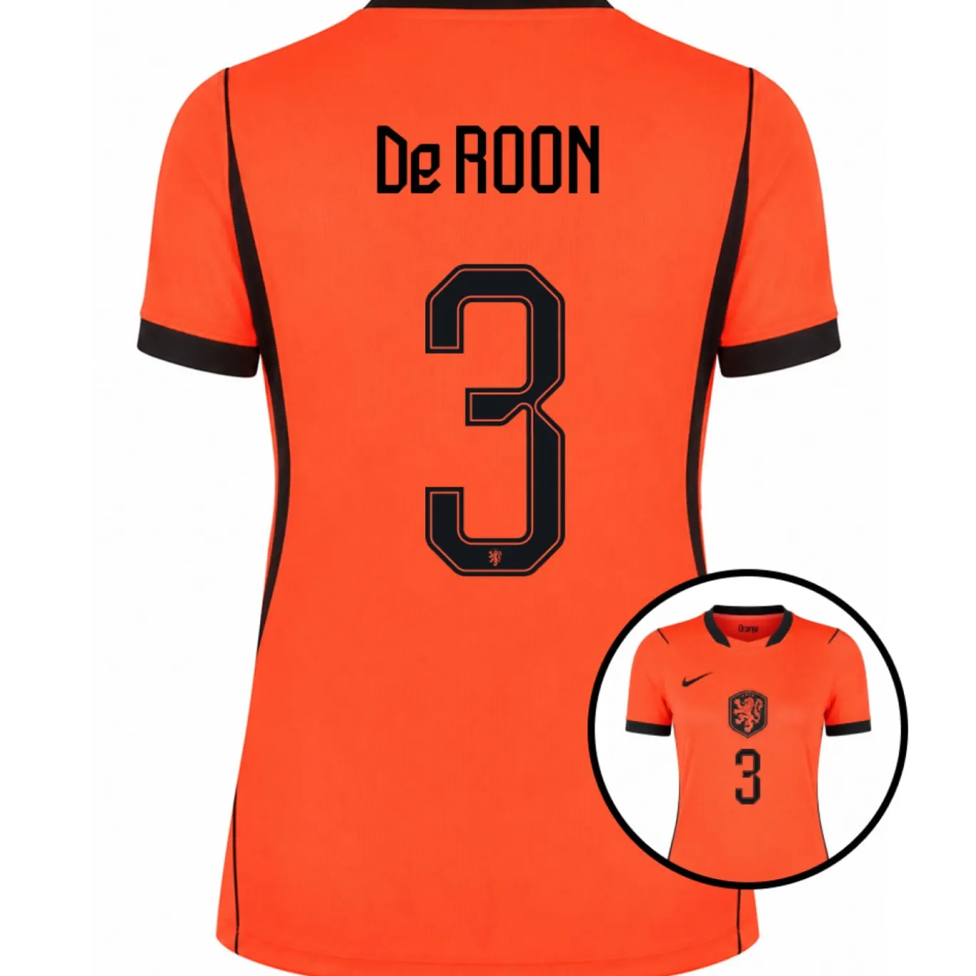 Nike Nederland De Roon 3 Thuisshirt 2026-2028 Dames