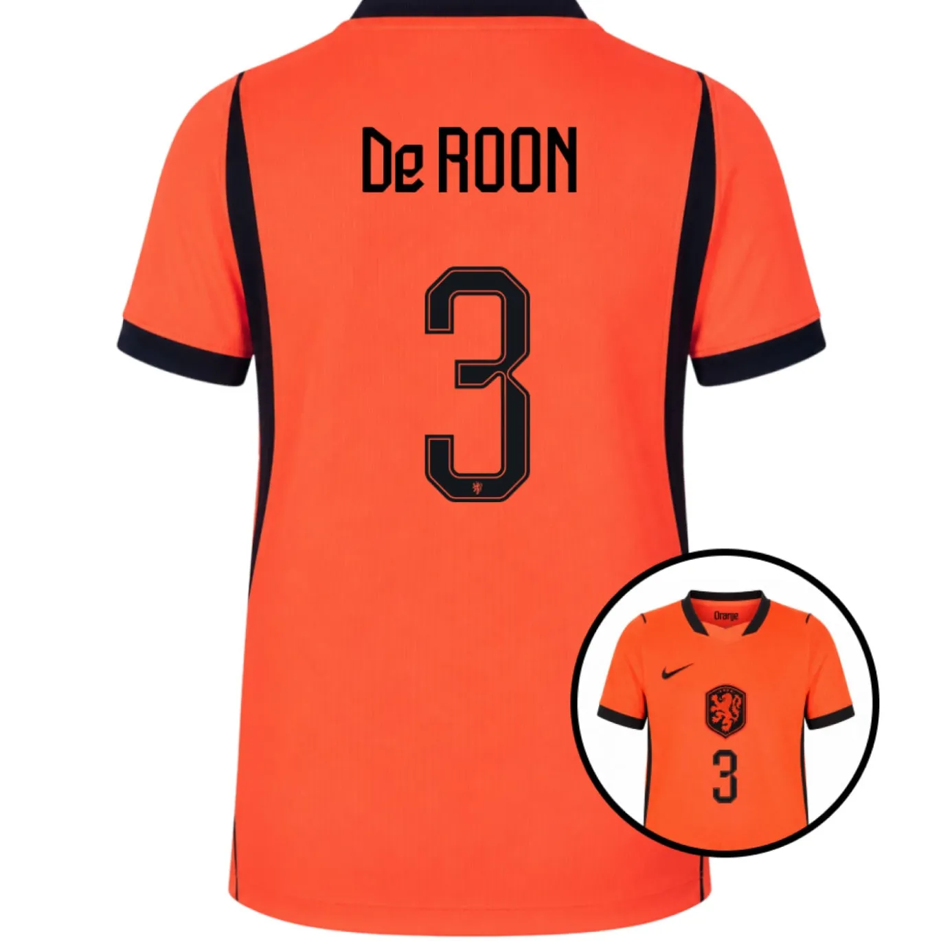 Nike Nederland De Roon 3 Thuisshirt 2026-2028 Kids