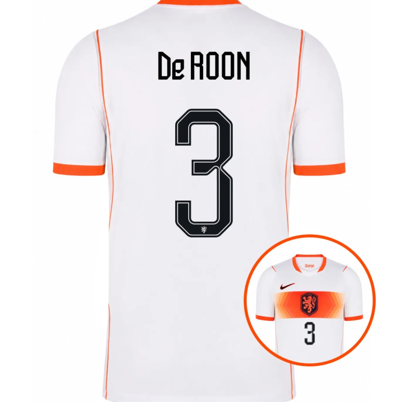 Nike Nederland De Roon 3 Uitshirt 2026-2028