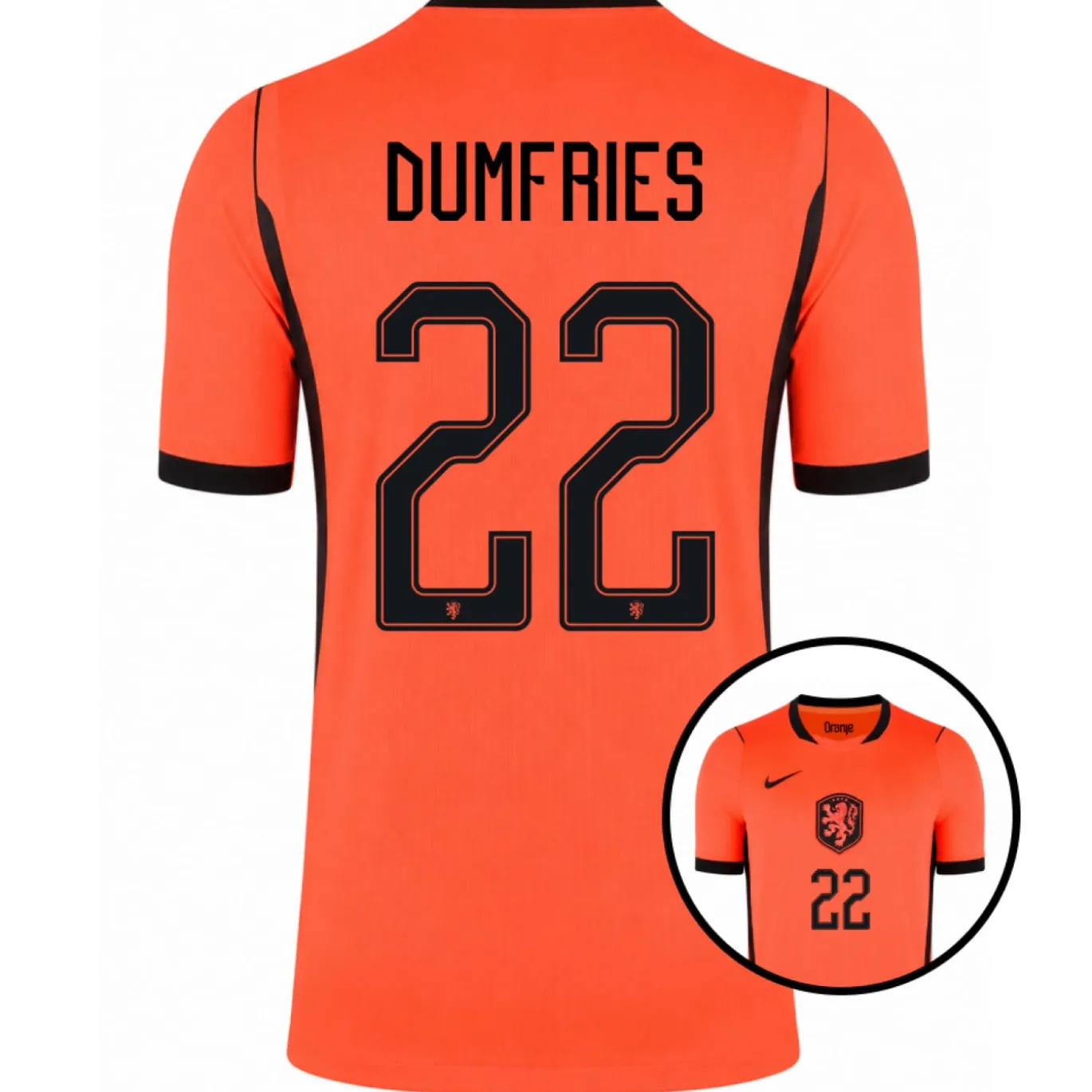 Nike Nederland Dumfries 22 Thuisshirt 2026-2028