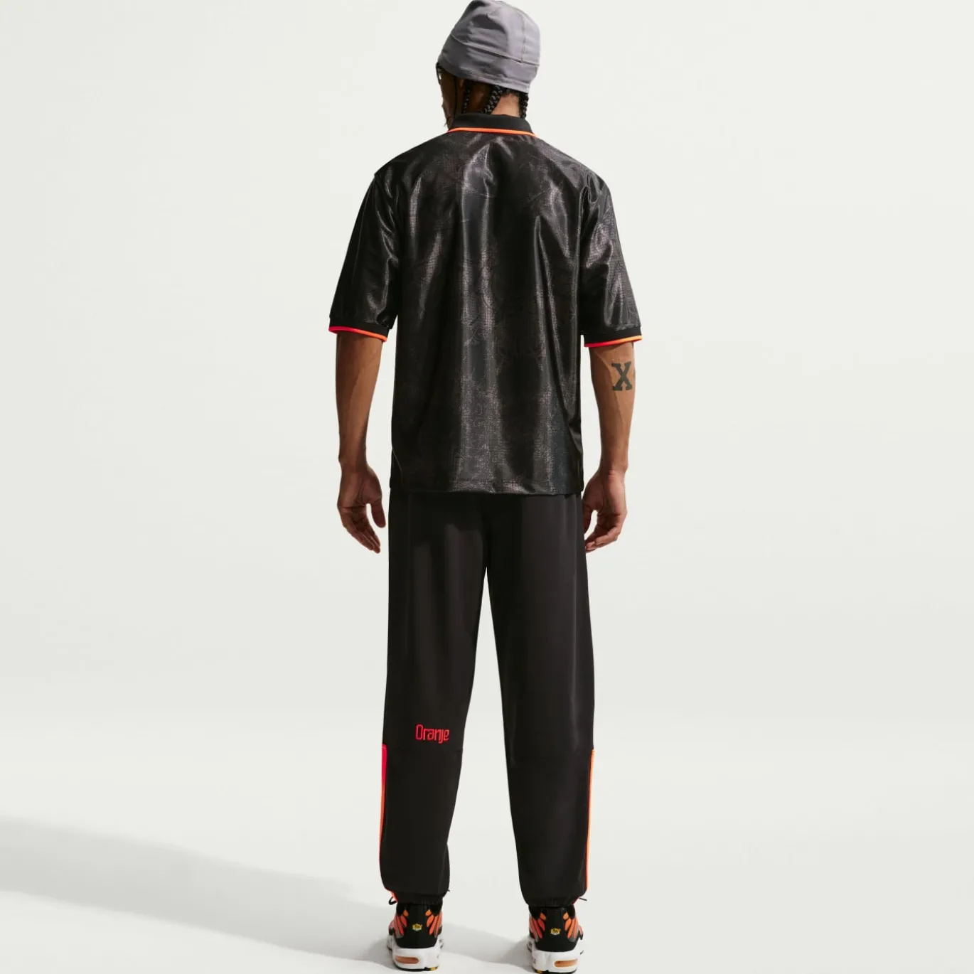 Nike Nederland Energy Trainingsbroek 2026-2028 Zwart Oranje