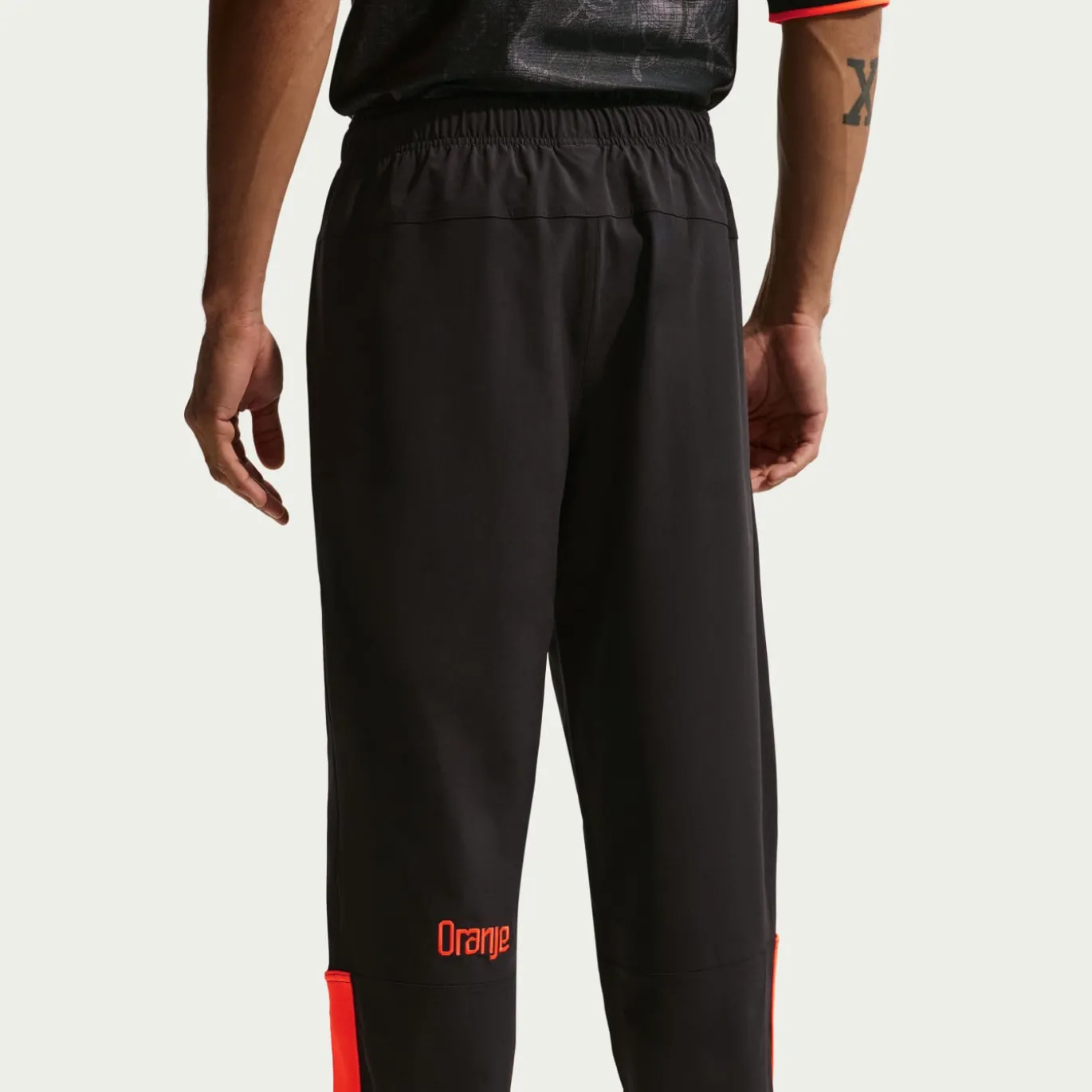 Nike Nederland Energy Trainingsbroek 2026-2028 Zwart Oranje