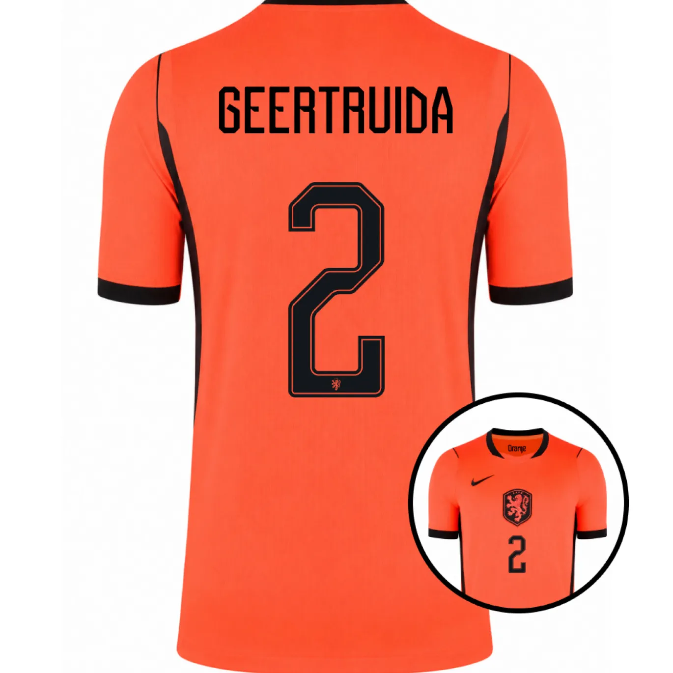 Nike Nederland Geertruida 2 Thuisshirt 2026-2028