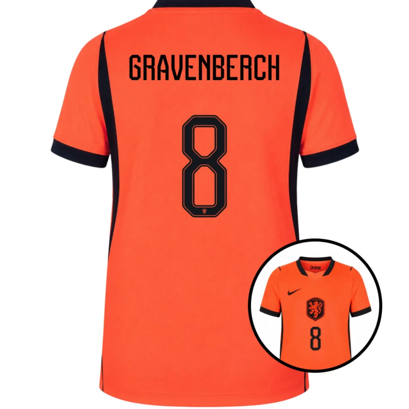 Nike Nederland Gravenberch 8 Thuisshirt 2026-2028 Kids