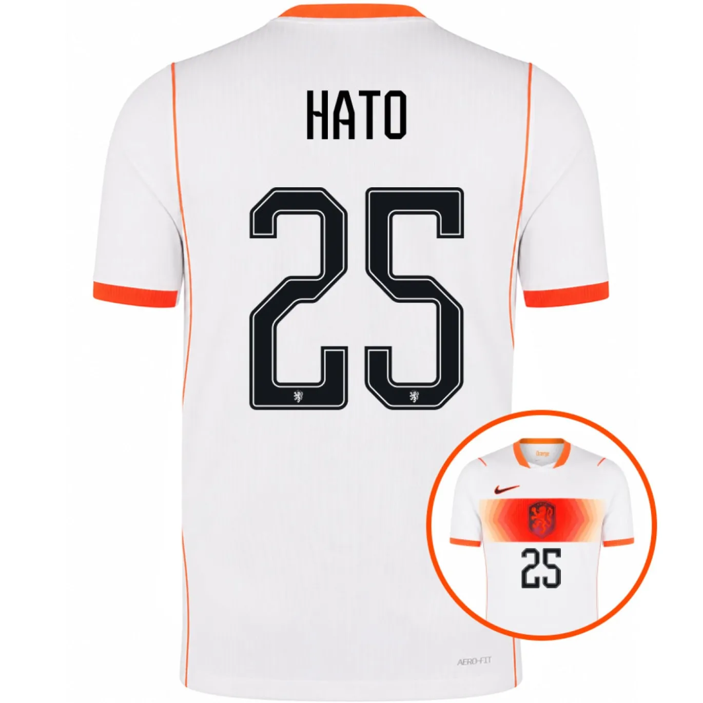 Nike Nederland Hato 25 Uitshirt Authentic 2026-2028