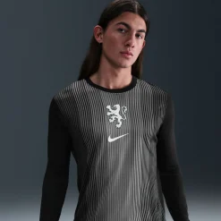 Nike Nederland Keepersshirt Lange Mouwen OranjeLeeuwinnen 2025-2027 Heren Zwart