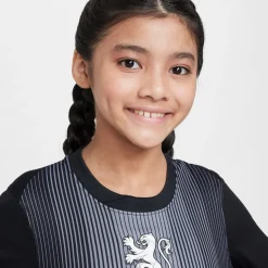 Nike Nederland Keepersshirt Lange Mouwen OranjeLeeuwinnen 2025-2027 Kids Zwart