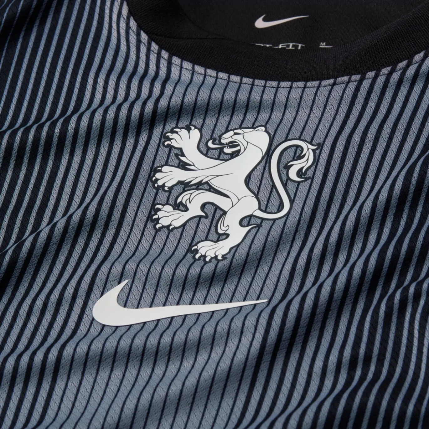 Nike Nederland Keepersshirt Lange Mouwen OranjeLeeuwinnen 2025-2027 Kids Zwart