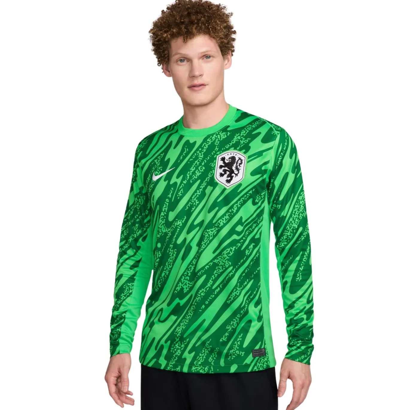 Nike Nederland Keepersshirt Lange Mouwen 2024-2026 Groen