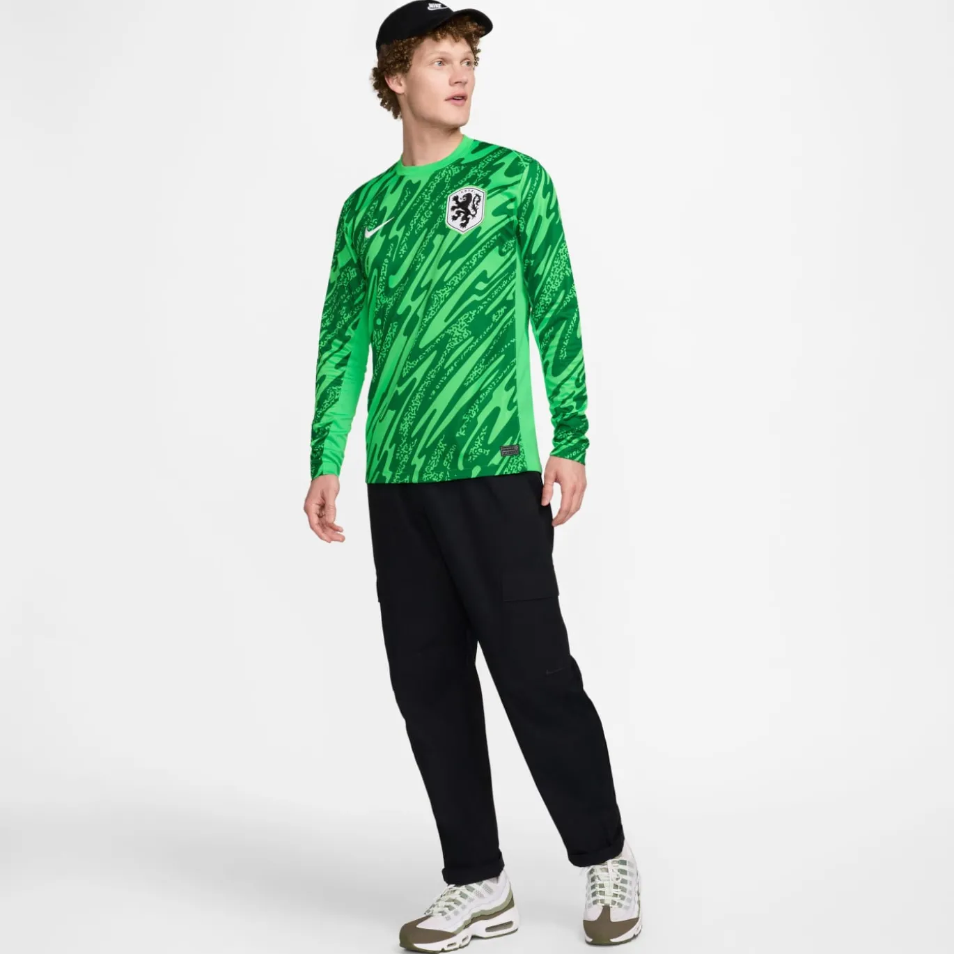 Nike Nederland Keepersshirt Lange Mouwen 2024-2026 Groen