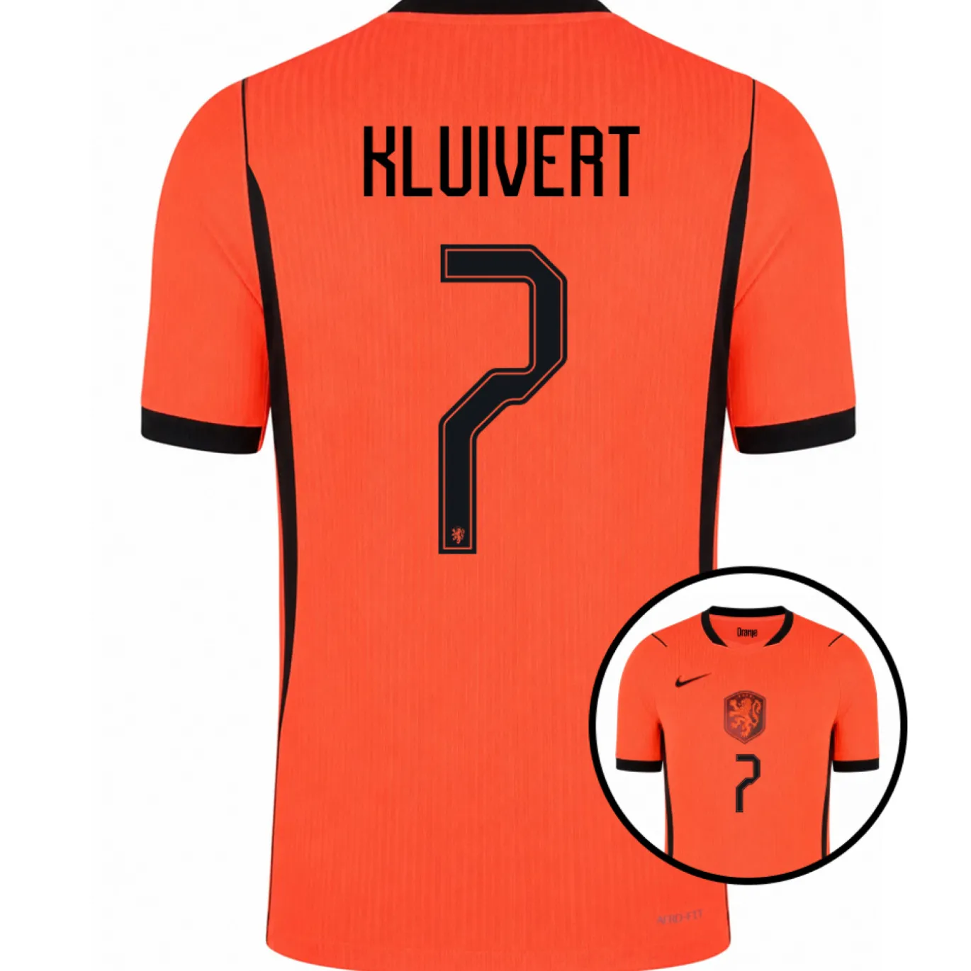 Nike Nederland Kluivert 7 Thuisshirt Authentic 2026-2028