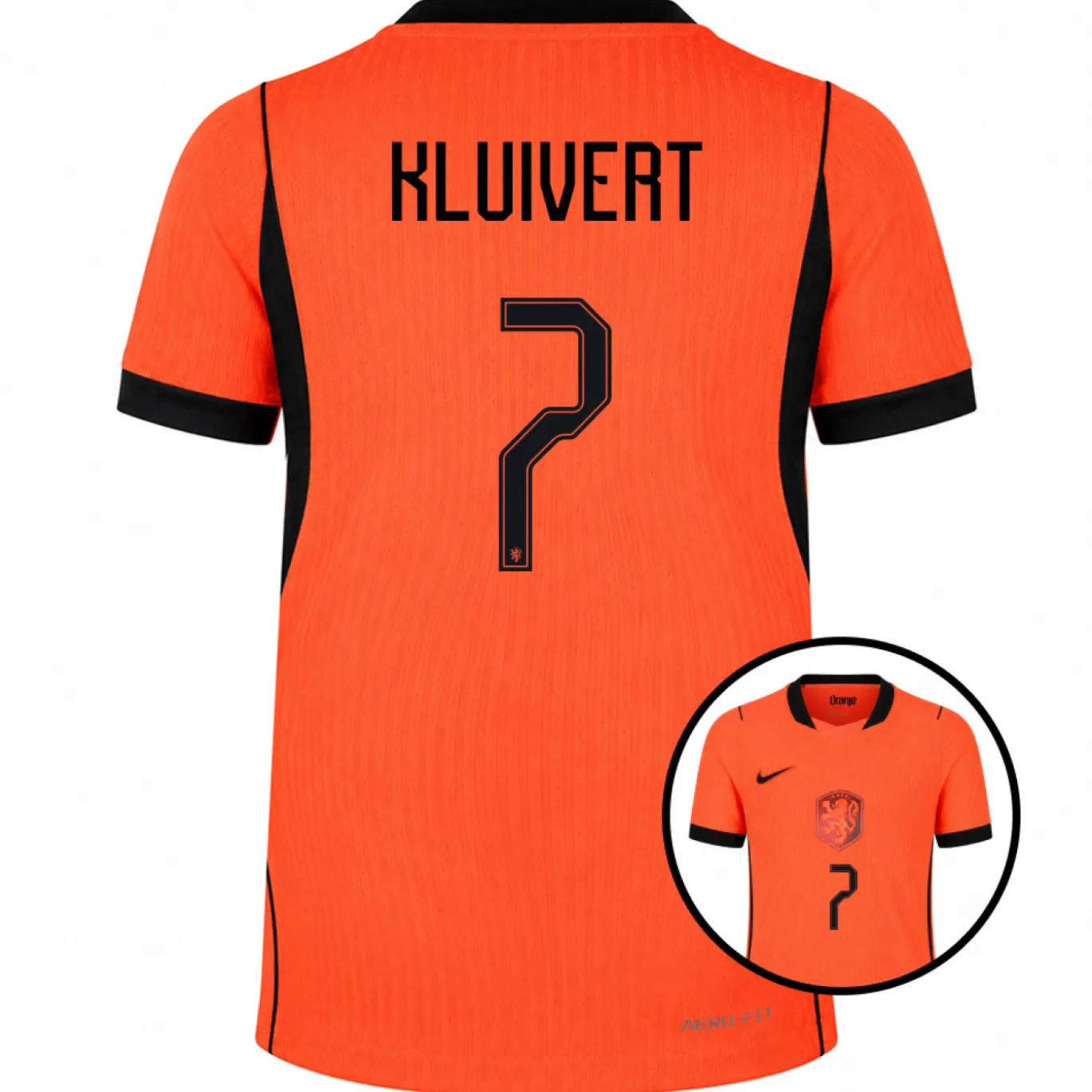 Nike Nederland Kluivert 7 Thuisshirt Authentic 2026-2028 Kids