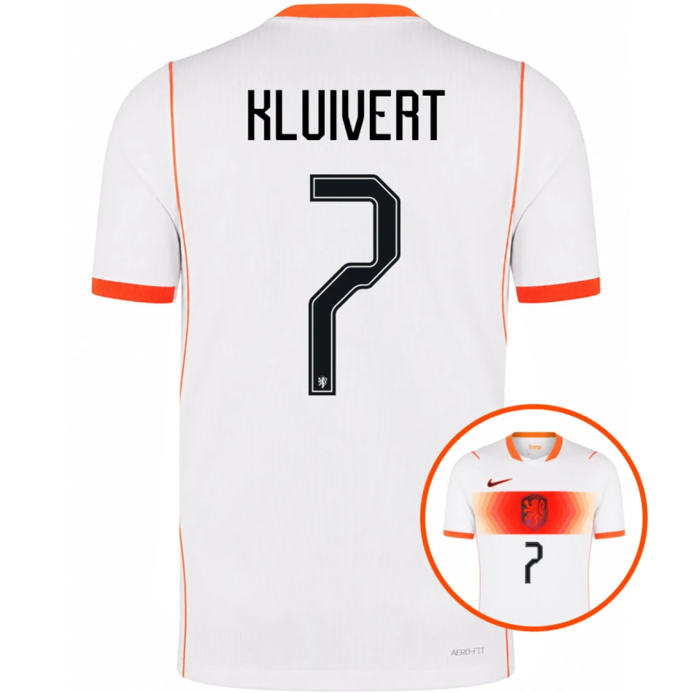 Nike Nederland Kluivert 7 Uitshirt Authentic 2026-2028